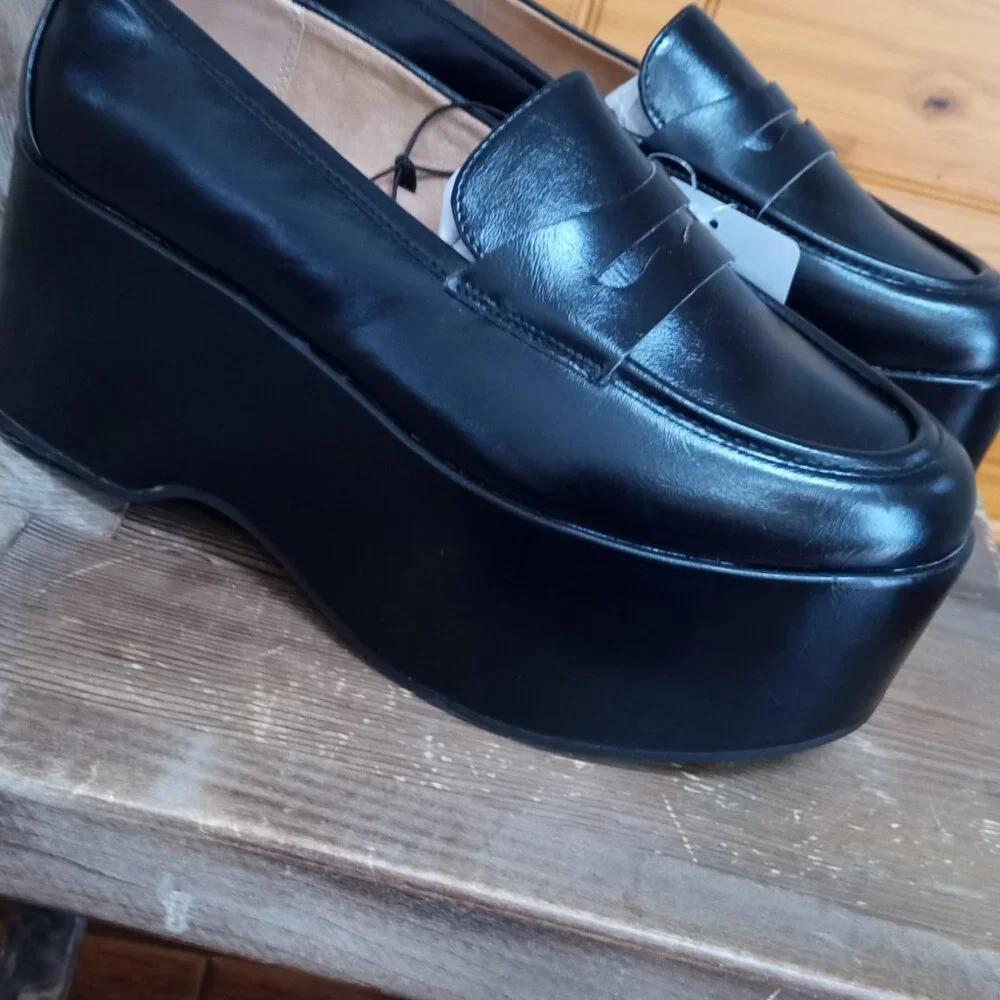 Scoop NYC Women’s Size 9 Platform Penny Loafers NEW! - Picture 7 of 15